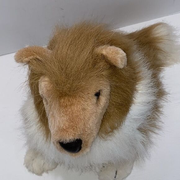 Vintage Plush Sheltie Sheepdog Plush Stuffed Dog Toy - Picture 9 of 11